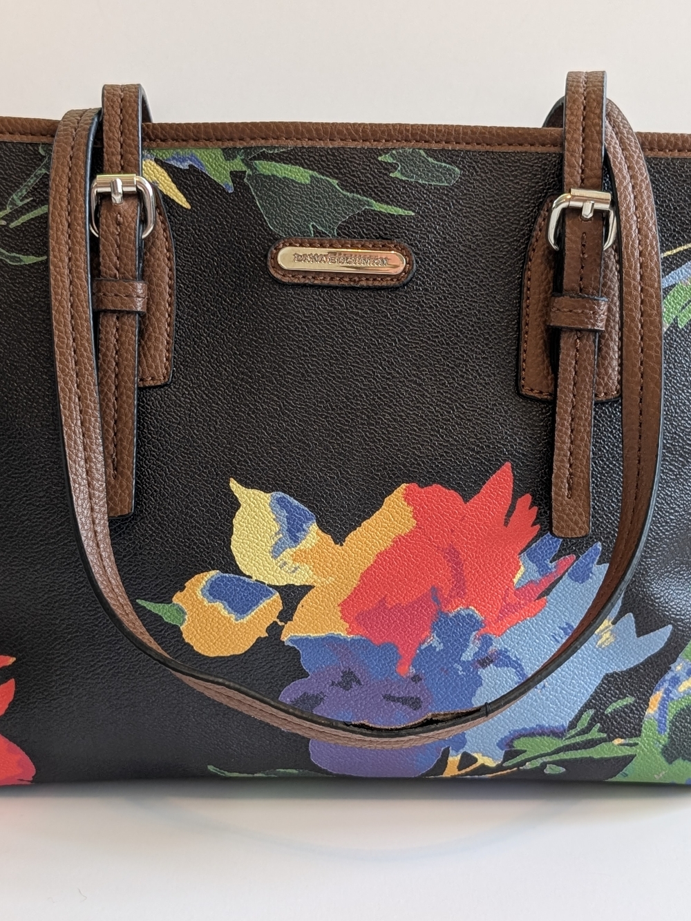 Dana Buchman Floral Print Tote Bag